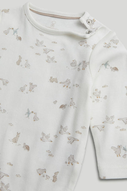 2 Pack My First Long-Sleeved Bodysuits