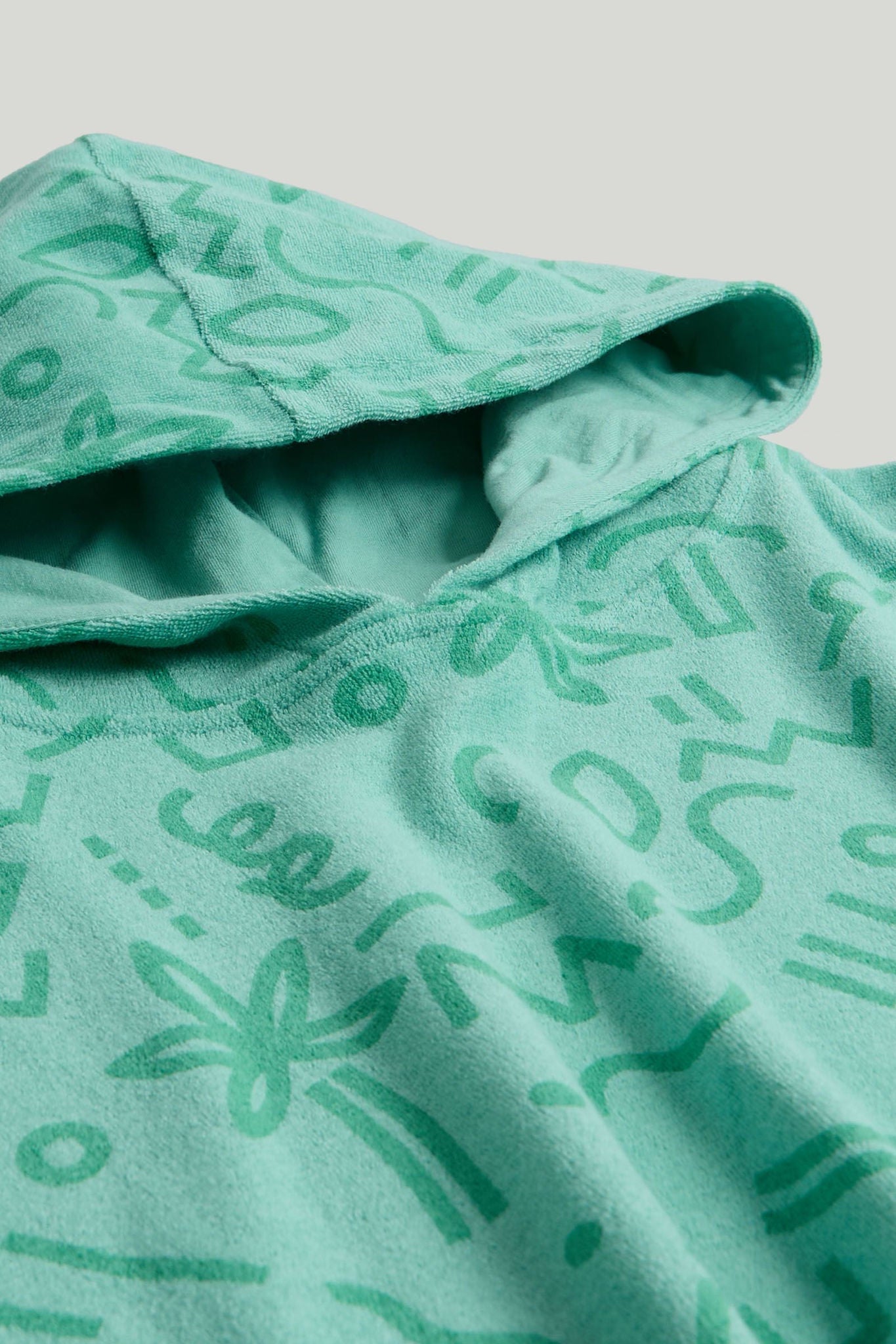 Palm Towelling Poncho