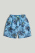 Blue Fish Swim Shorts - 9-10 Years