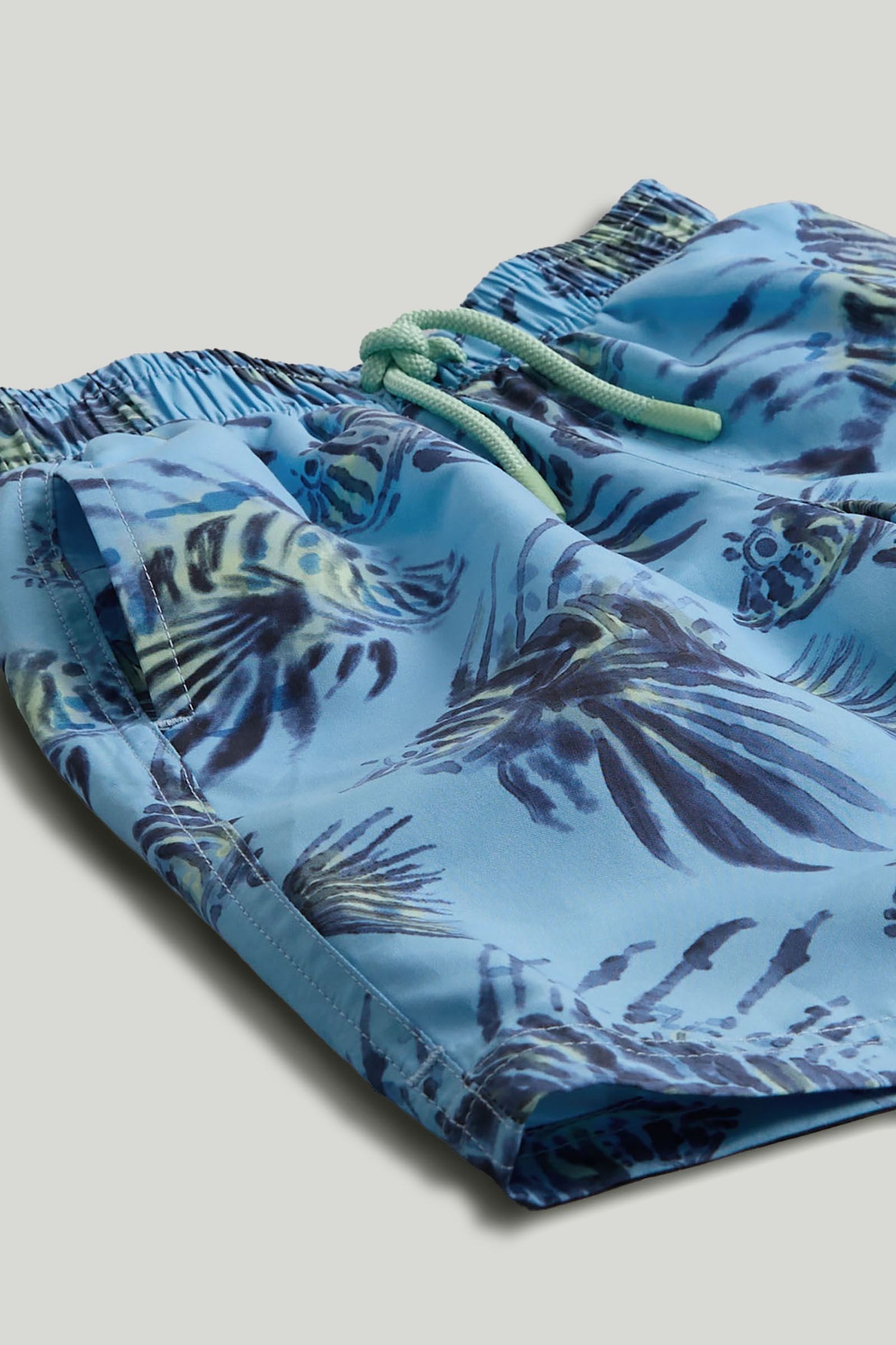 Blue Fish Swim Shorts