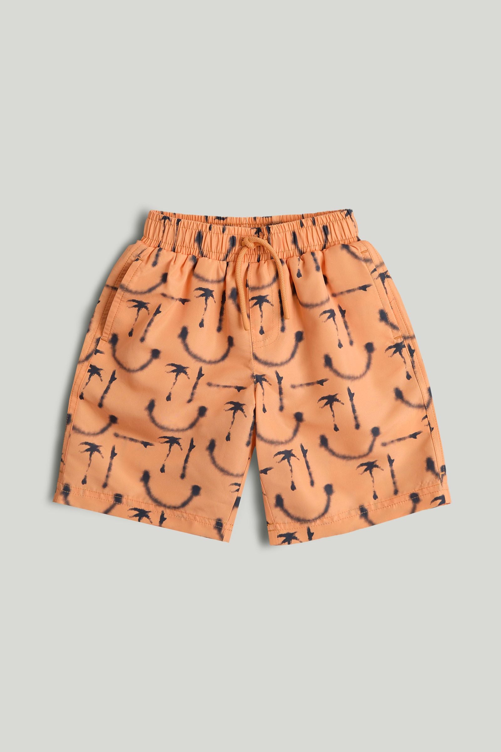 Orange Smile Swim Shorts - 9-10 Years