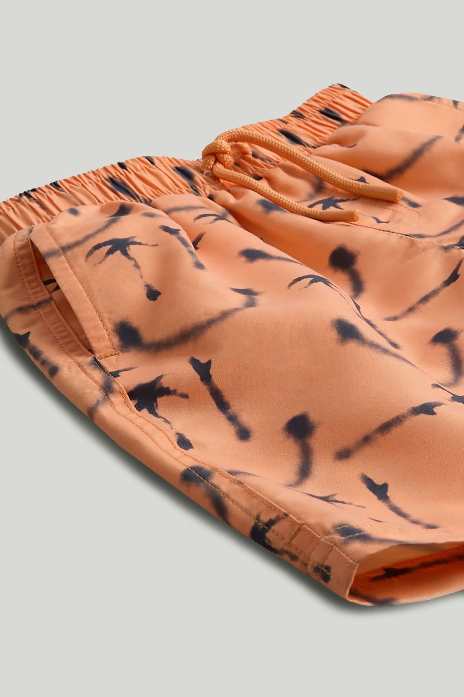 Orange Smile Swim Shorts