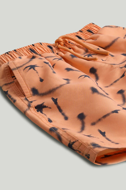 Orange Smile Swim Shorts