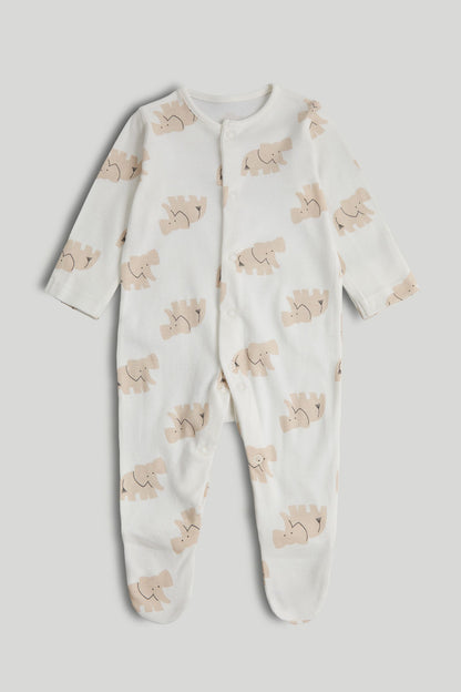 3 Pack Animal Sleepsuits