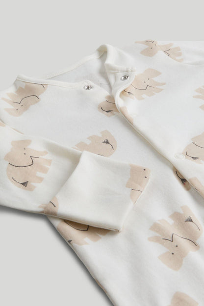 3 Pack Animal Sleepsuits