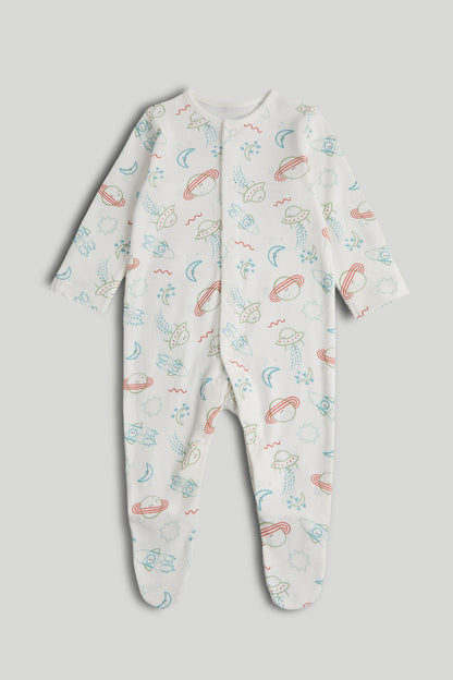 3 Pack Space Sleepsuits