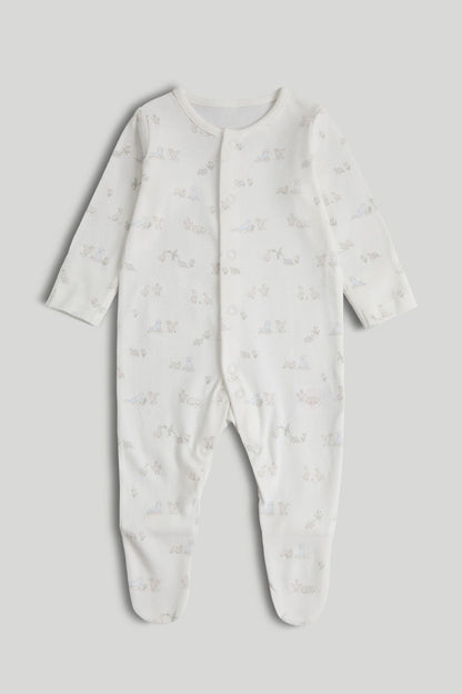 3 Pack My First Blue Sleepsuits