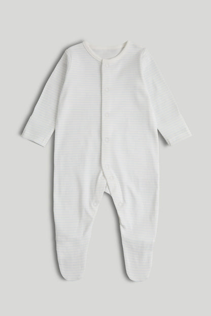 3 Pack My First Blue Sleepsuits