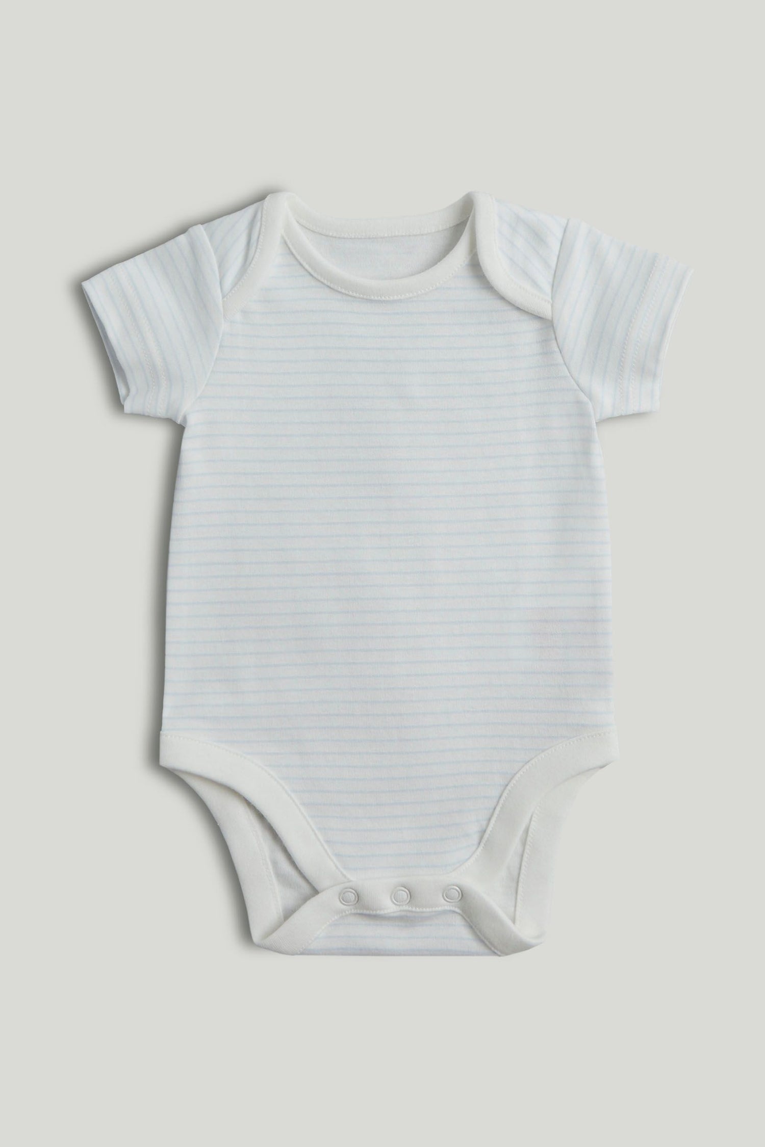 My First Blue Short-Sleeved Bodysuits