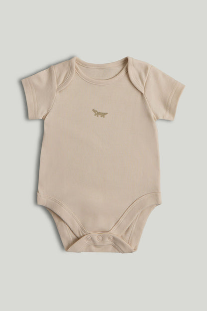 5 Pack Animals Short-Sleeved Bodysuits