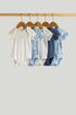 My First Ocean Short-Sleeved Bodysuits - Green / 12-18 Months