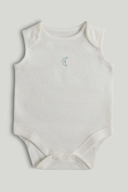 5 Pack Space Sleeveless Bodysuits