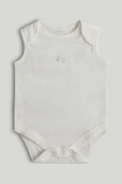 5 Pack Space Sleeveless Bodysuits