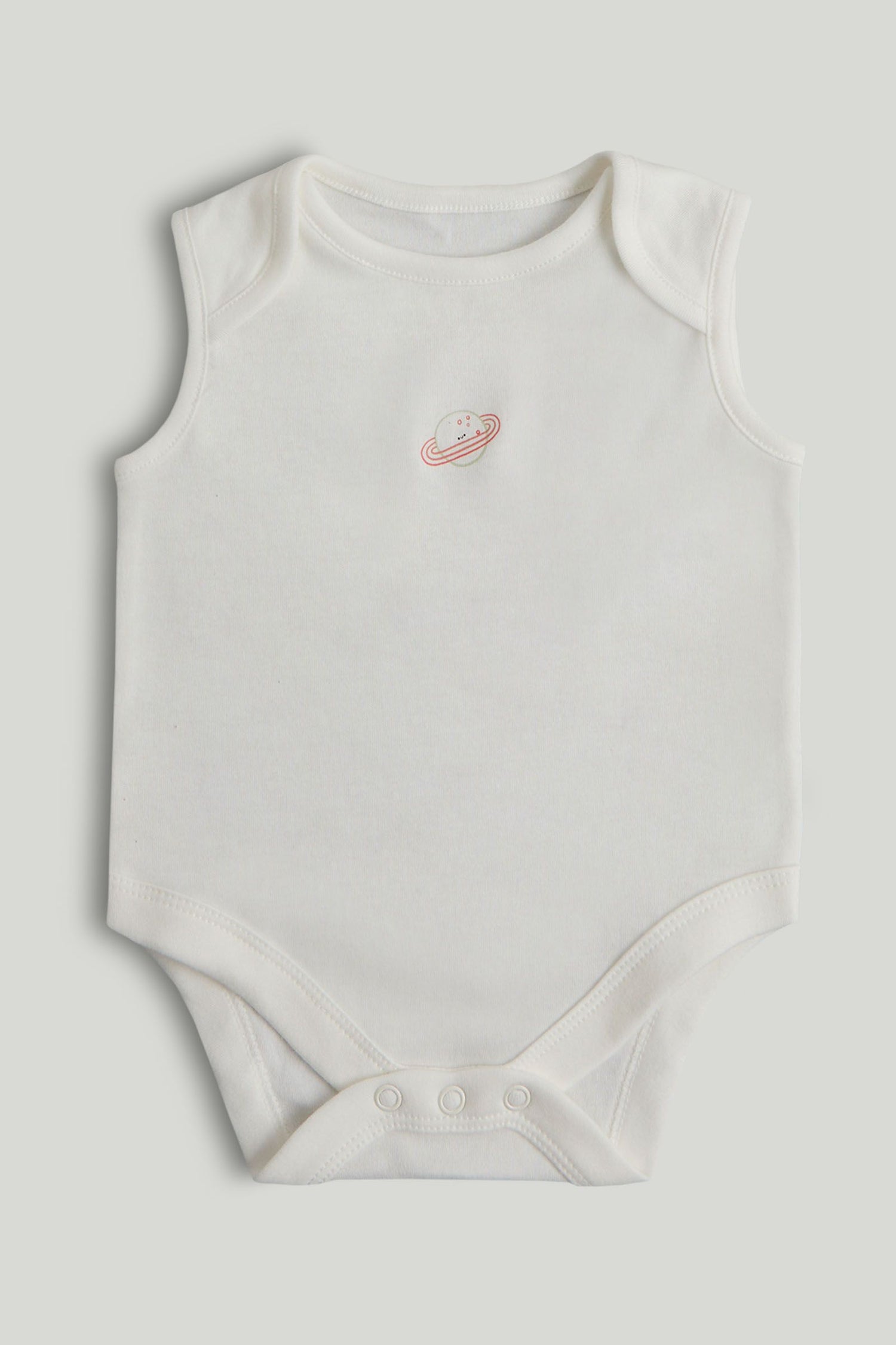 5 Pack Space Sleeveless Bodysuits