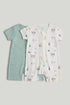 2 Pack Carnival Rompers - Multi / 12-18 Months