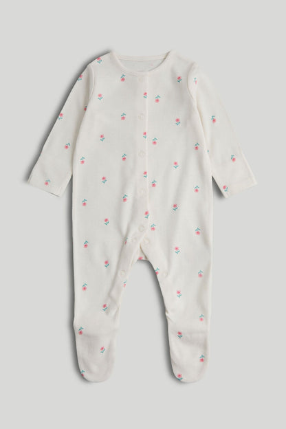 3 Pack Floral Sleepsuits