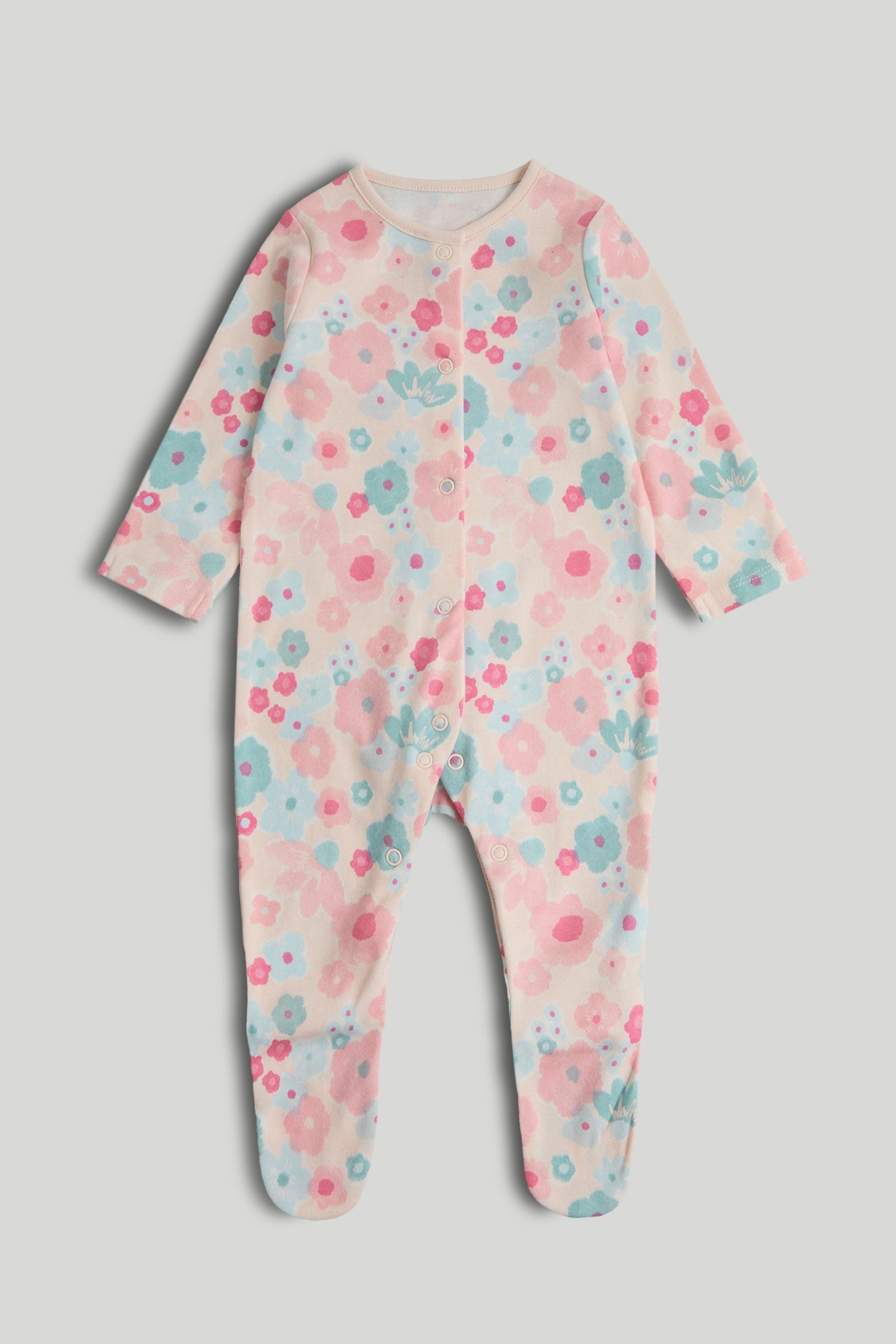 3 Pack Floral Sleepsuits