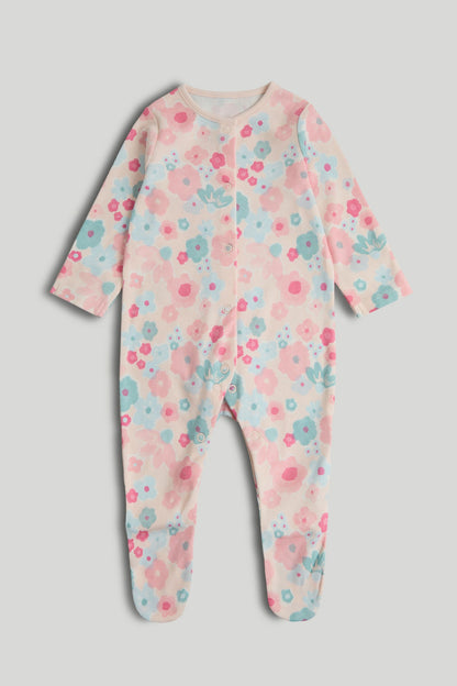 3 Pack Floral Sleepsuits