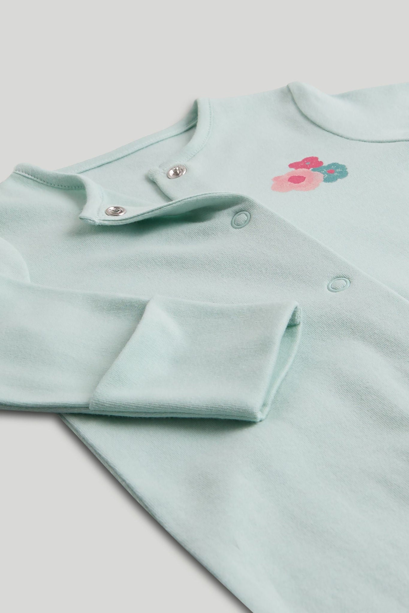 3 Pack Floral Sleepsuits