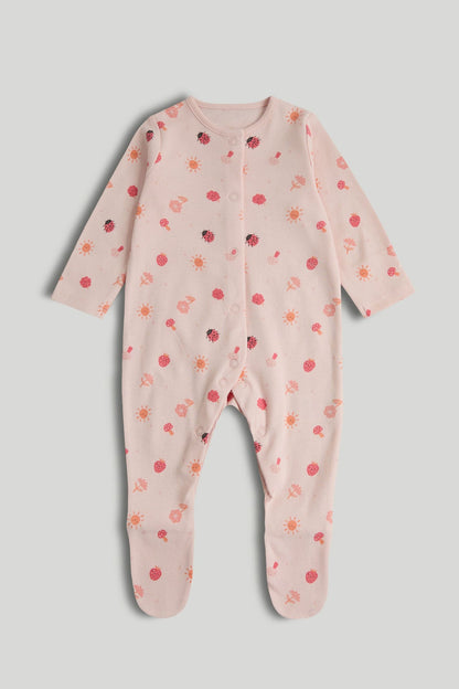 3 Pack Strawberry Sleepsuits