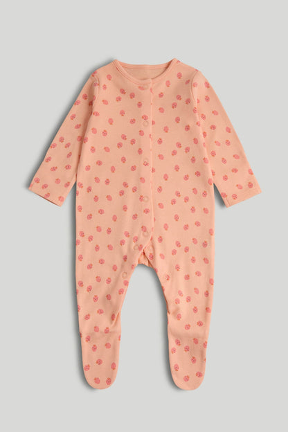 3 Pack Strawberry Sleepsuits
