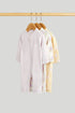 3 Pack Footless Sleepsuits - Multi / 12-18 Months