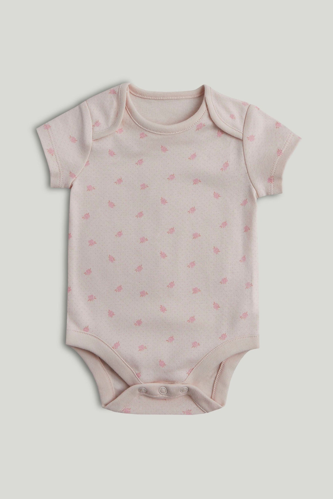 5 Pack My First Pink Short-Sleeved Bodysuits