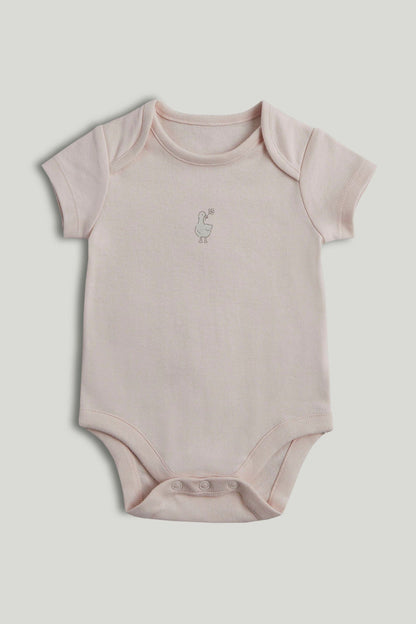 5 Pack My First Pink Short-Sleeved Bodysuits
