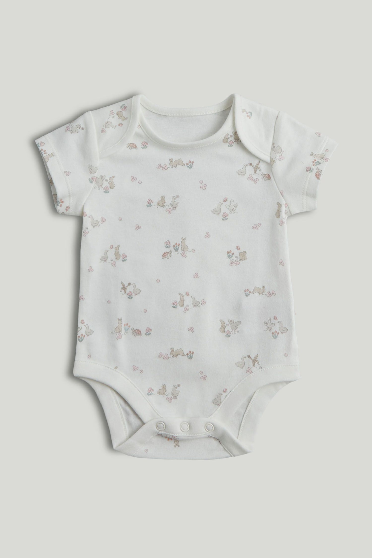 5 Pack My First Pink Short-Sleeved Bodysuits