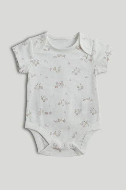 5 Pack My First Pink Short-Sleeved Bodysuits