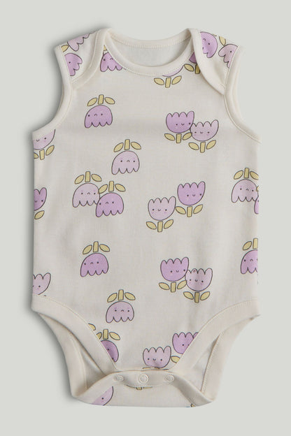 5 Pack Sleeveless Bodysuits