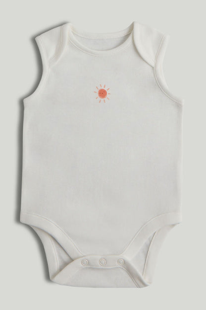 5 Pack Strawberry Sleeveless Bodysuits