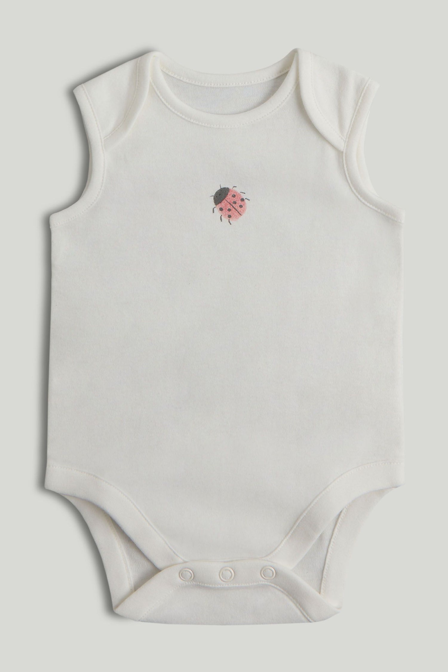 5 Pack Strawberry Sleeveless Bodysuits