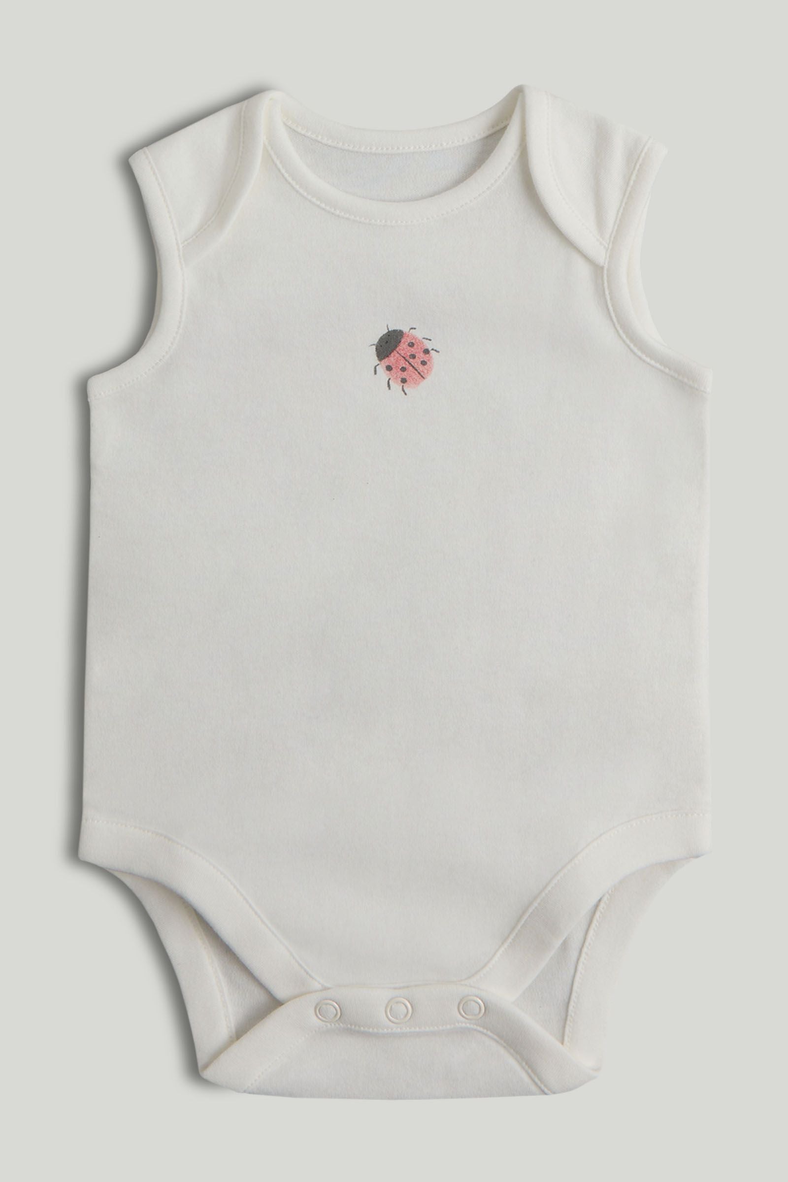 5 Pack Strawberry Sleeveless Bodysuits
