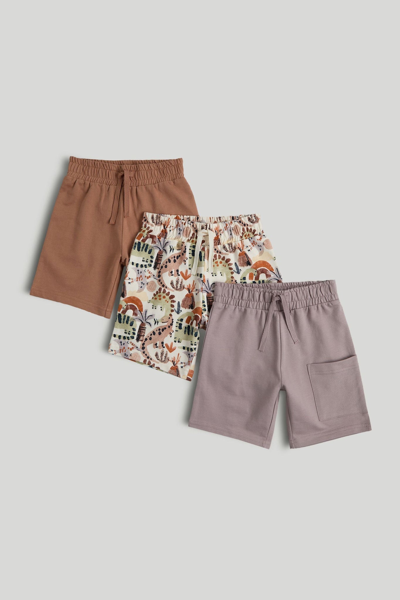 3 Pack Jersey Shorts - Multicolor / 12-18 Months