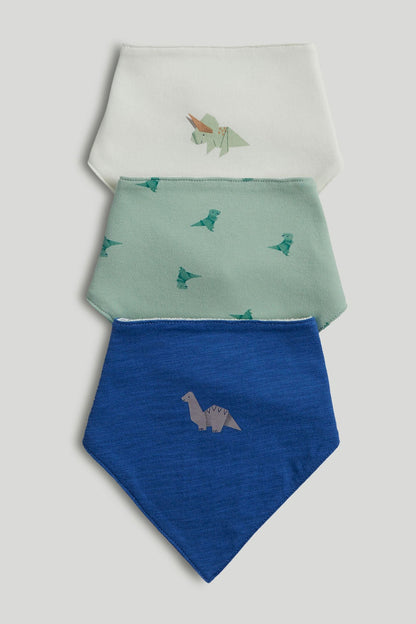 3 Pack Dribble Bibs - Multi