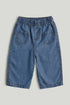 Barrel-Leg Denim Jeans - Blue / 12-18 Months