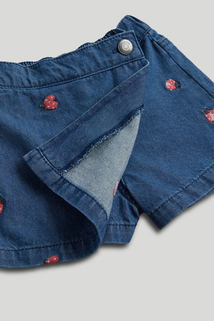 Denim Skort