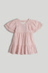Pink Tiered Dress - light green / 12-18 Months
