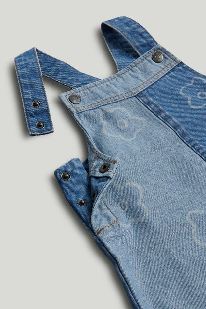 Denim Pinny Dress and T-Shirt Outfit