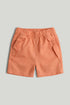 Tan Linen Blend Shorts - 12-18 Months