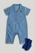 Denim Romper and Socks Outfit - Multi / 12-18 Months