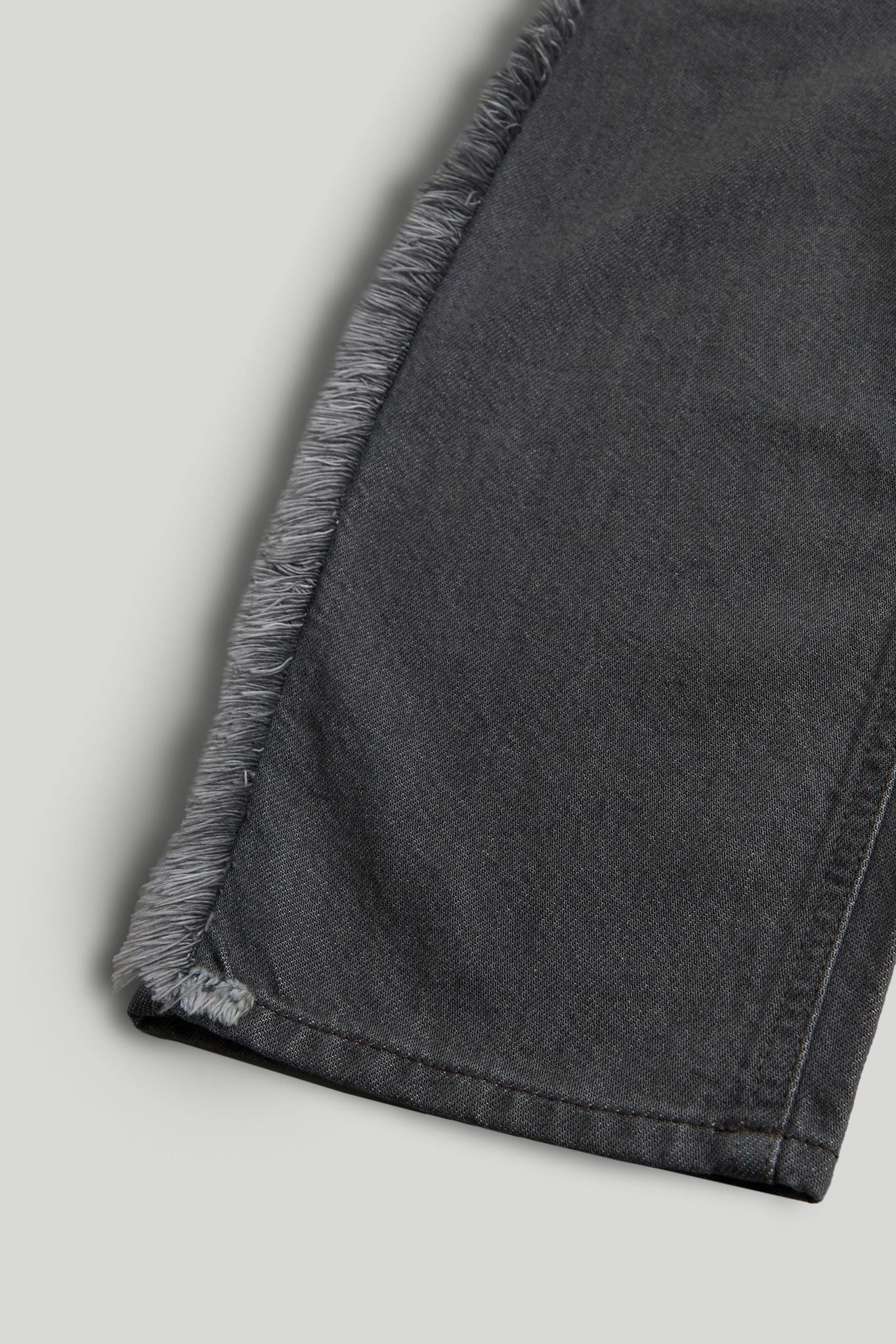 Grey Barrel-Leg Denim Jeans