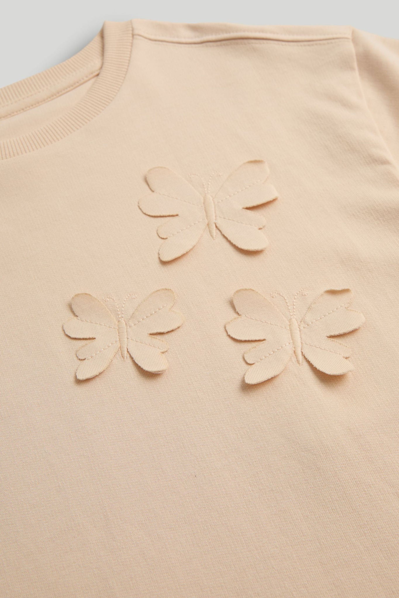 Peach Sweatshirt Dress