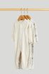 3 Pack Safari Sleepsuits - Cream / 12-18 Months