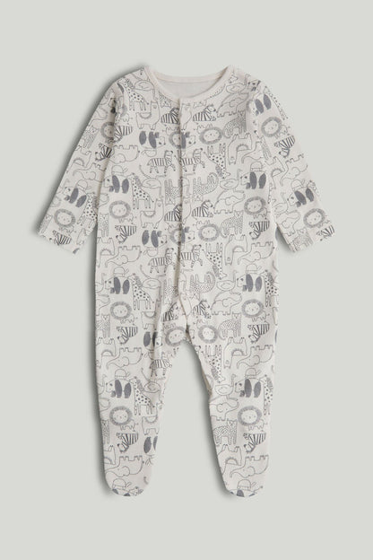 3 Pack Safari Sleepsuits