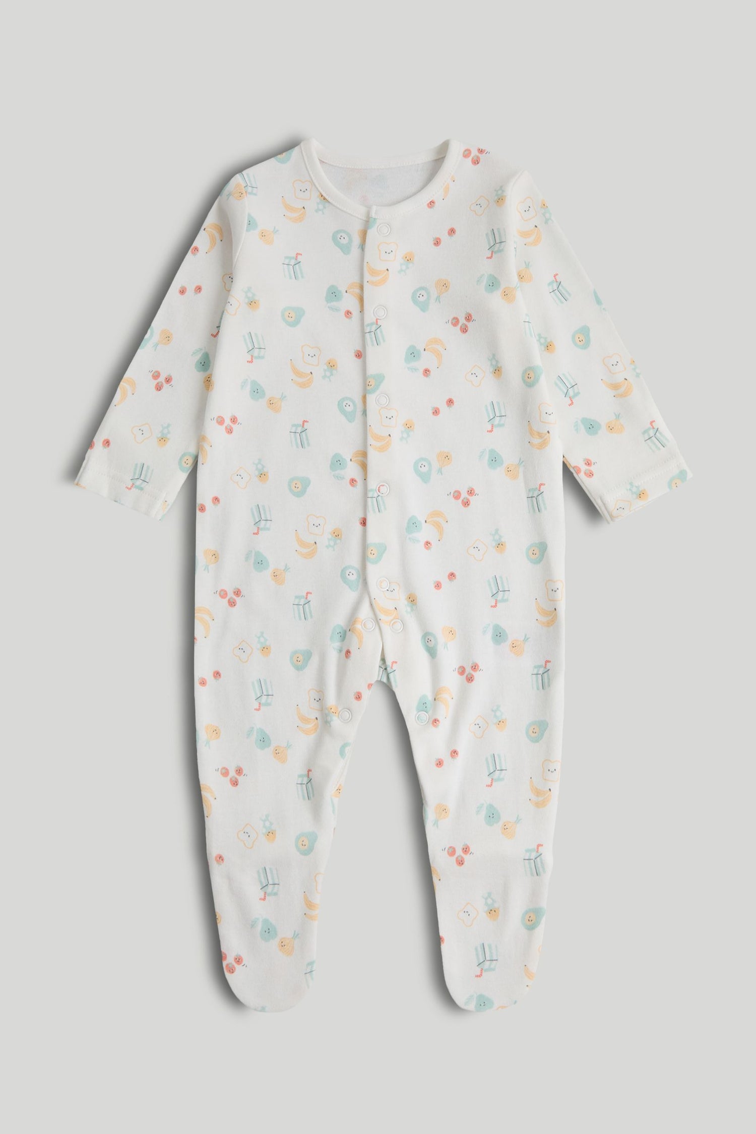 3 Pack Breakfast Friends Sleepsuits