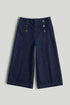 Wide-Leg Denim Jeans - Navy / 9-10 Years