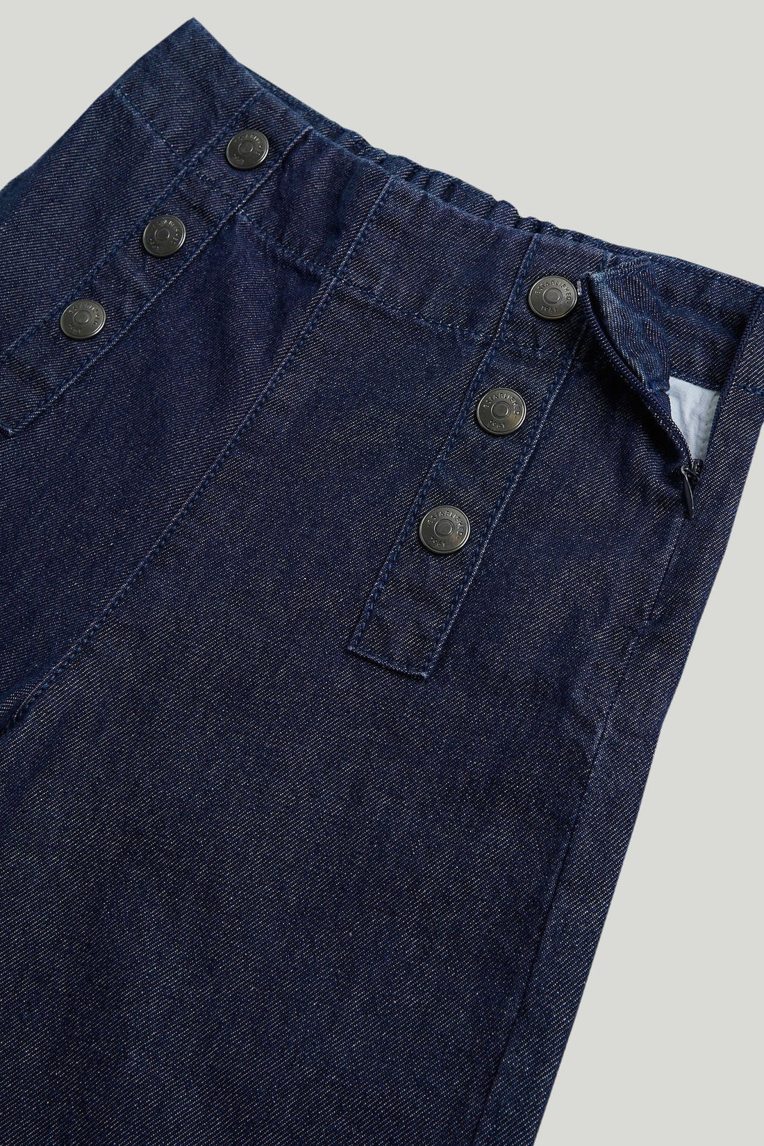 Wide-Leg Denim Jeans