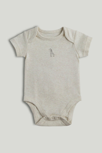 5 Pack Safari Short-Sleeved Bodysuits